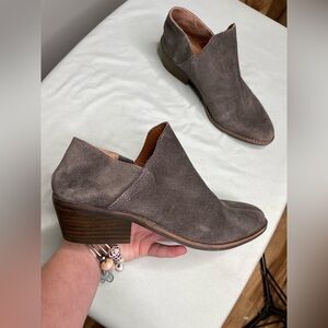 New Low ankle boots gray lucky brand